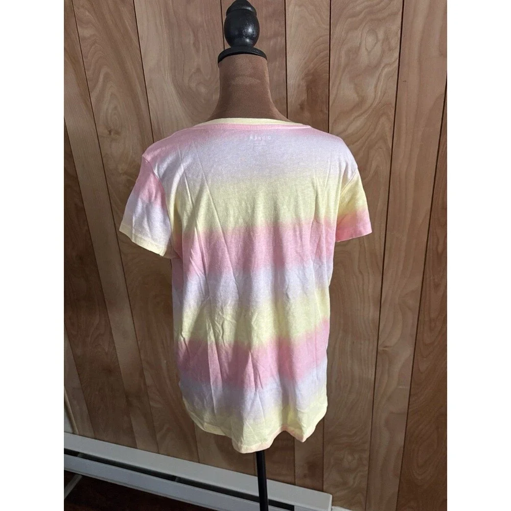 Old Navy Softest Printed Short-Sleeve T-Shirt for Girls Pink And Yellow Size XXL